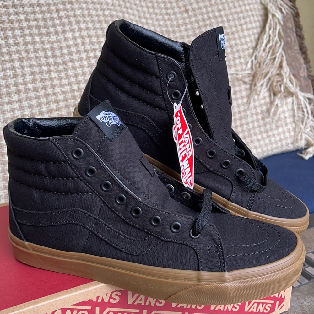 Vans Sk8-Hi Reissued Canvas Gum Black/Light Gum Mn - Picture 6 of 16